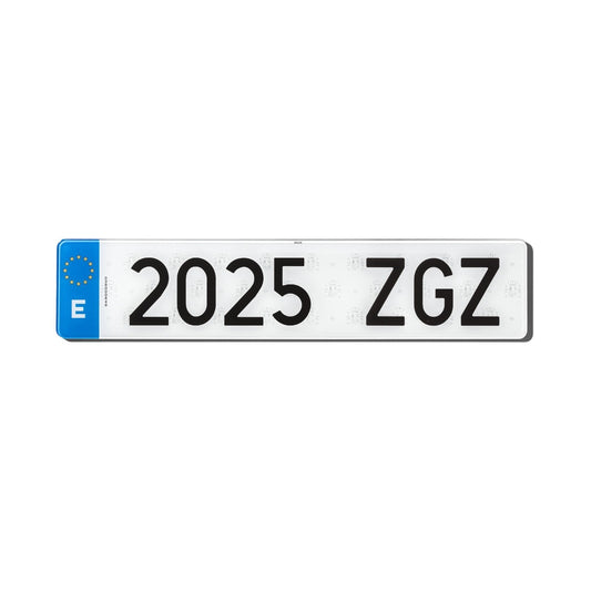 (Oferta) Matrículas acrílicas coche 2x20€