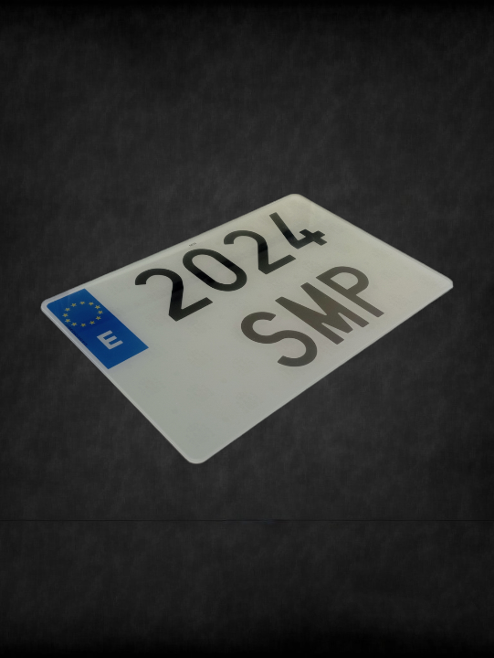 Matrícula grande alta furgoneta 4x4