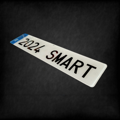 Matrícula acrílica coche