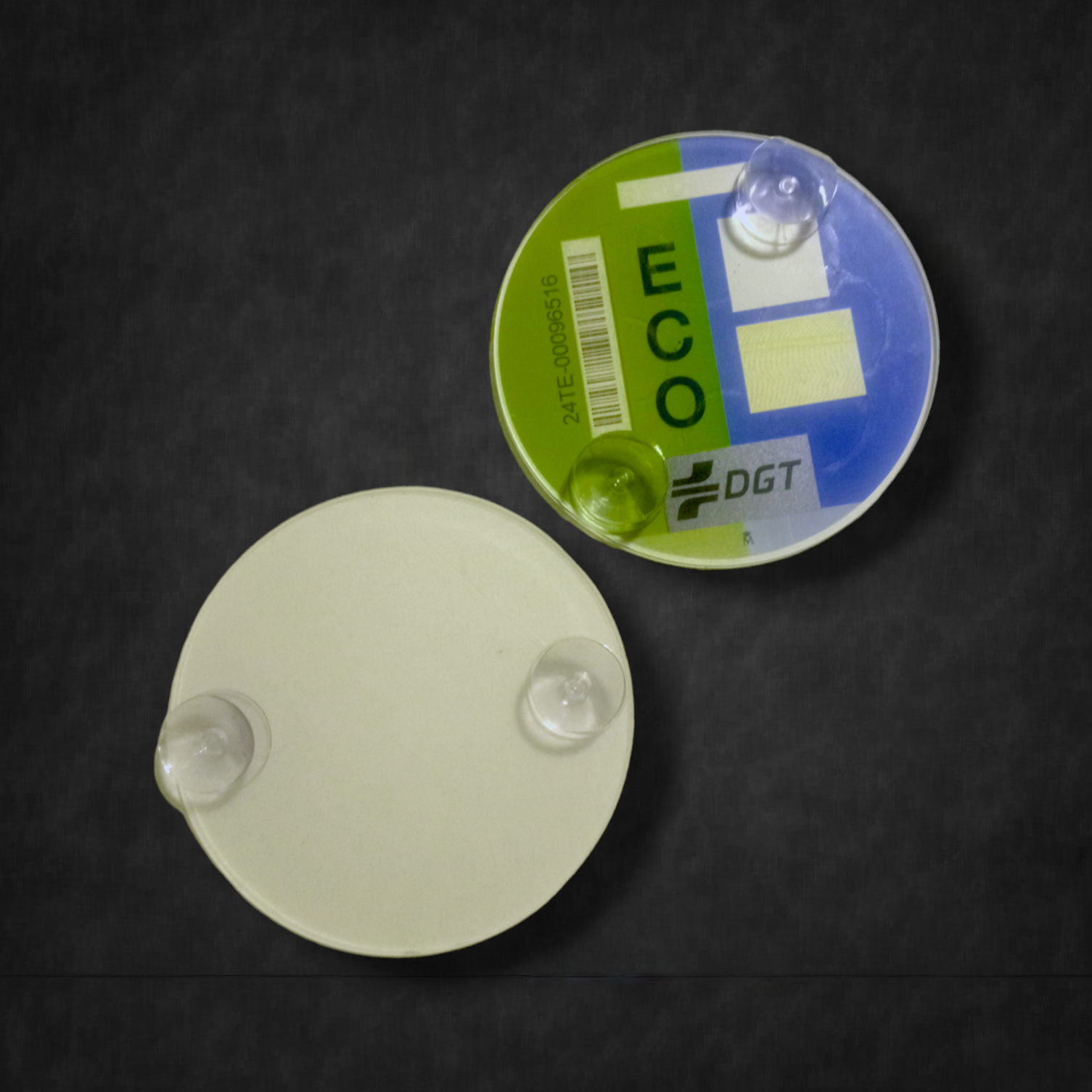 Soporte pegatina dgt